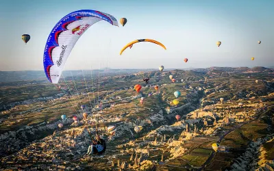 ПОЛЁТ НА ПАРАПЛАНЕ В КАППАДОКИИ - Private Tours in Cappadocia